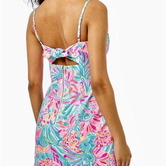 Lilly Pulitzer Pink and Blue Swim Coverup - Picture 2 of 12